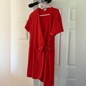 J.Crew Vibrant Red Dress